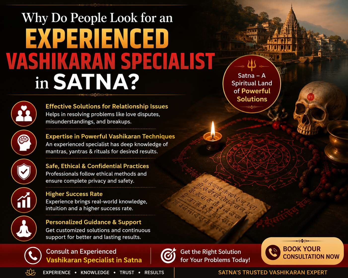 You are currently viewing Why Do People Look for an Experienced Vashikaran Specialist in Satna?