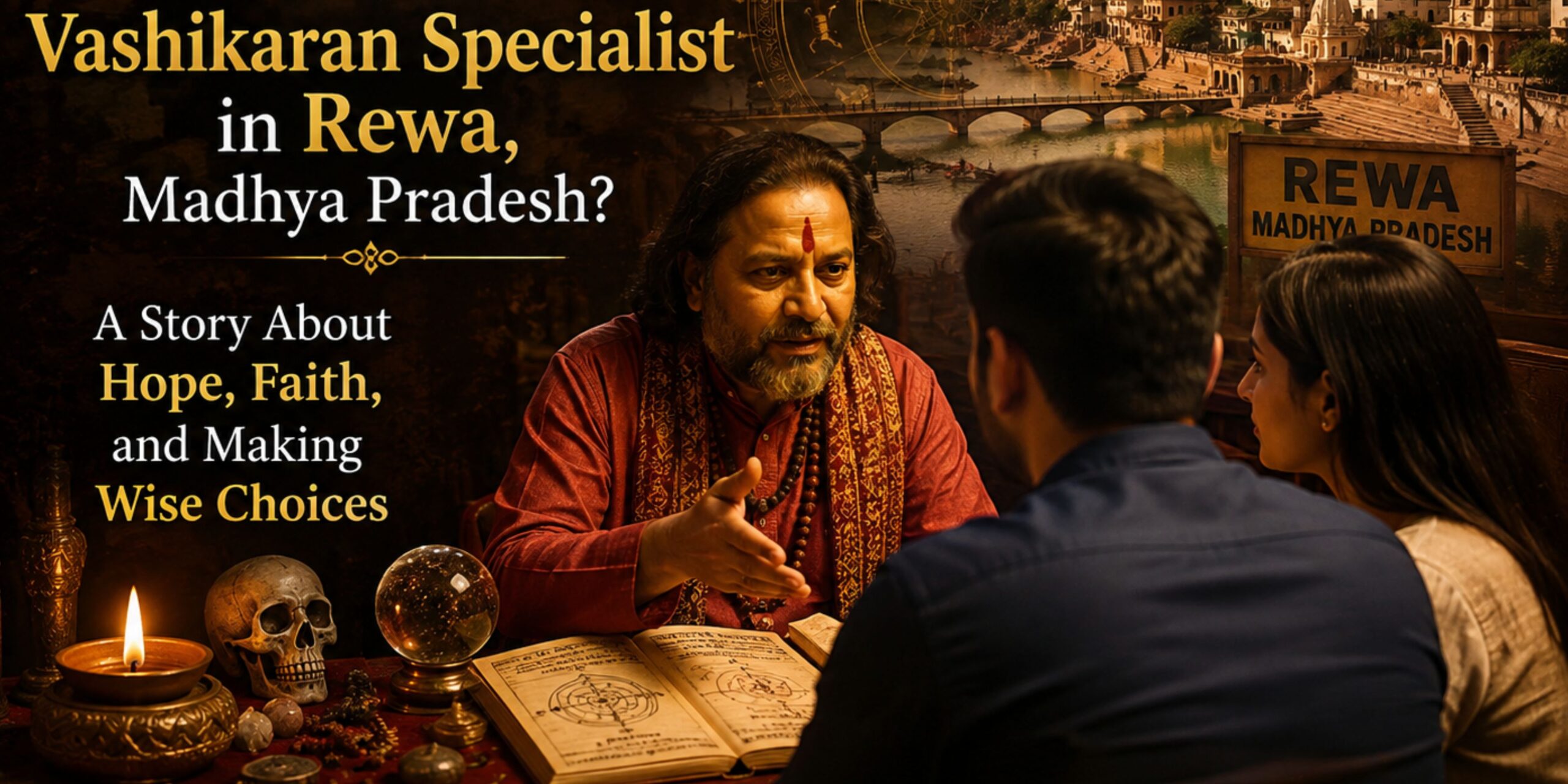 You are currently viewing Who Is the Best Vashikaran Specialist in Rewa, Madhya Pradesh? A Story About Hope, Faith, and Making Wise Choices